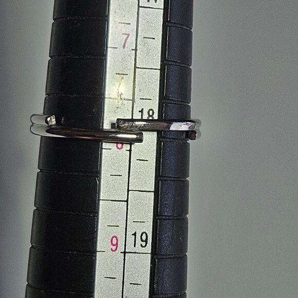 **Final Sale** Vintge Sarah Coventry Pink Rhinestone Silver Tone Cross Adj 4-8 - Picture 8 of 13